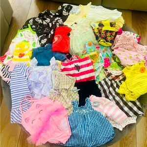 35 Piece Colorful Baby Clothing Bundle 3-6 Months